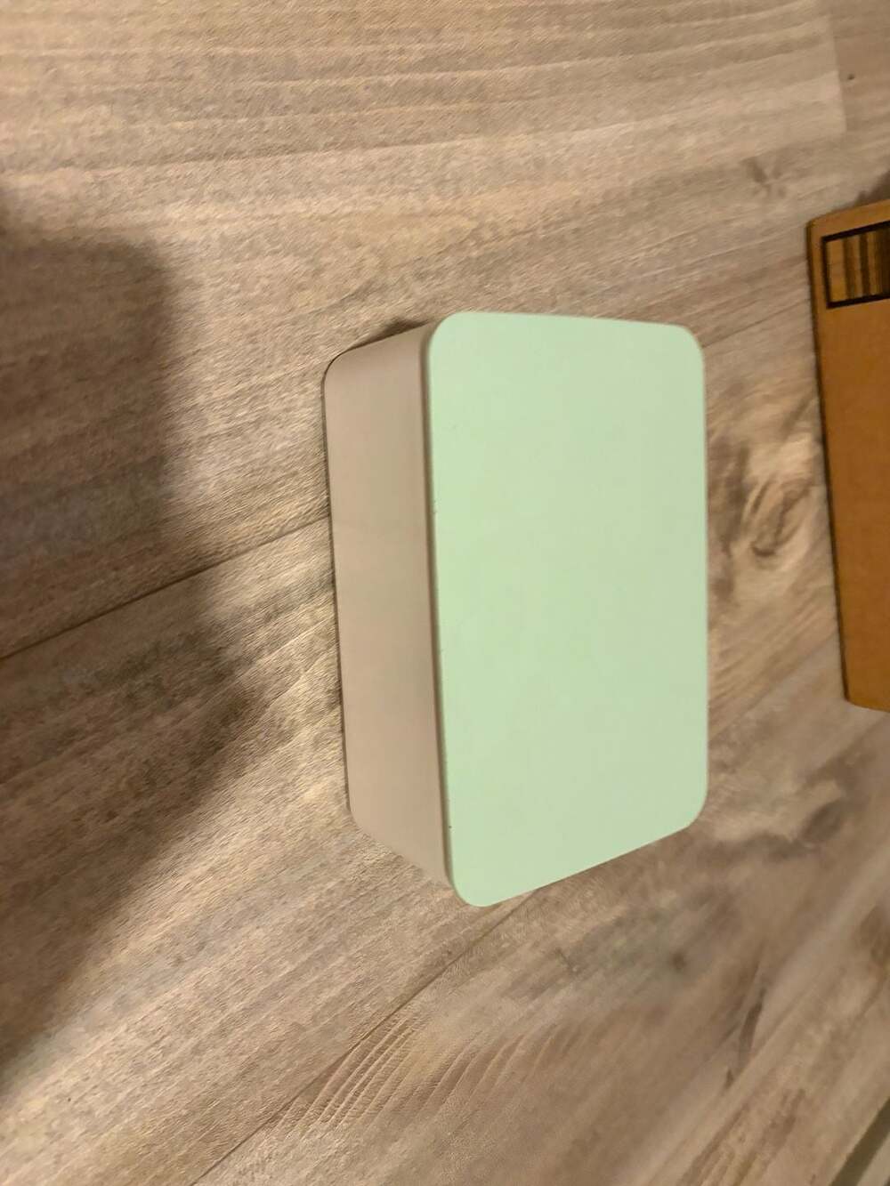 Generic Wipe Dispenser Box Holder Mint Green White